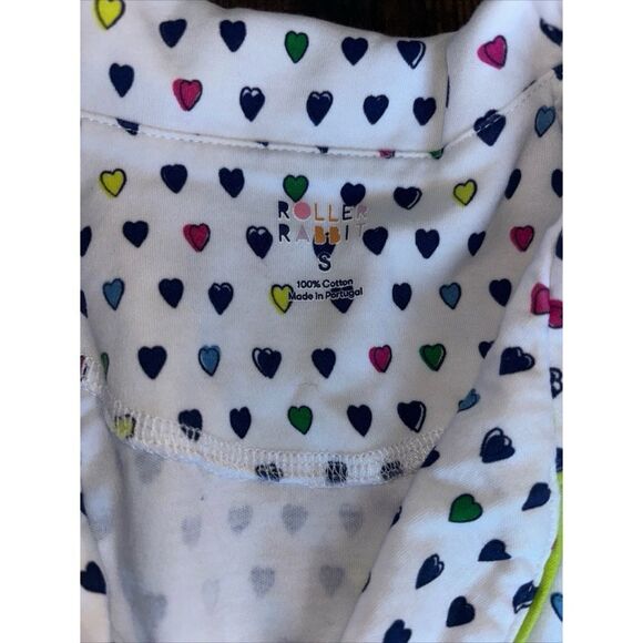 Roller Rabbit Holiday Hearts Limited Edition Pajamas Pajama Set / NWOT - Picture 11 of 12